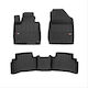 Frogum Set of Front and Rear Mats 2pcs 1994-2005 Black