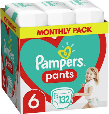 Pampers Pantaloni de scutec Pants Pants Nr. 6 pentru 14-19 kgkg 132buc