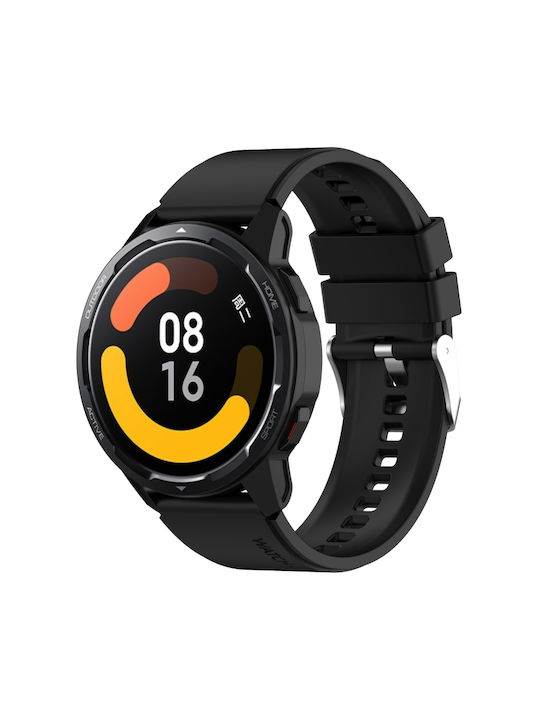 Armband Silikon Silber (Samsung Galaxy Watch Active)