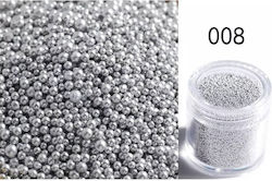 Caviar for Nails in Silver Color