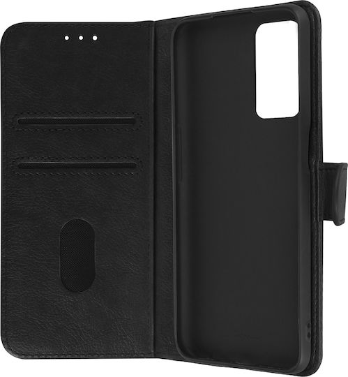 Case Oppo A16 A16s Clamshell Wallet Function Video Stand Black