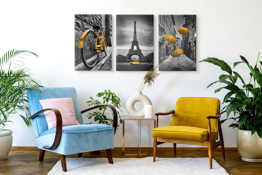 Naklejkomania Dreifach Gemälde auf Leinwand 60x120cm