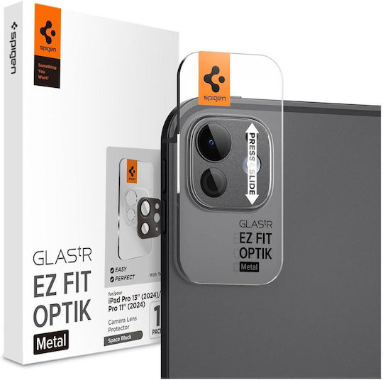 Spigen Optik Pro EZ Fit Camera Protection Metal Frame Black for the iPad Pro 13-inch, iPad Pro 11-inch