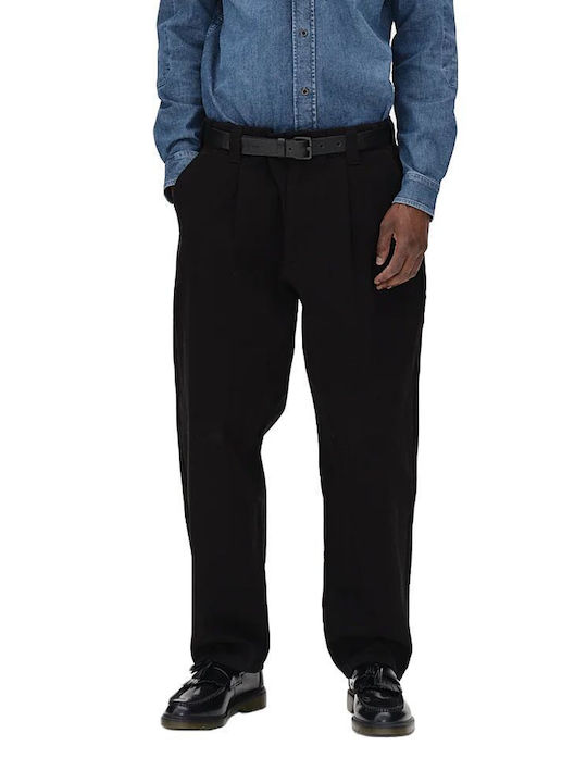 Παντελόνι σε Loose Εφαρμογή Μαύρο (Black)