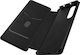 Folio Case Samsung Galaxy Z Fold 3 Card-holder & Stand Carbon Effect Black