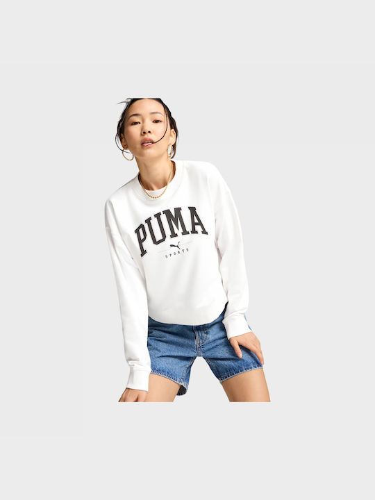 Puma Crew Women's Sweatshirt White