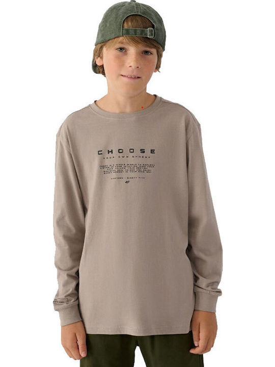 Kinderhemd Langarm Grey