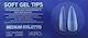 Soft Gel Tips Νυχιών Διάφανα 240τμχ 10423