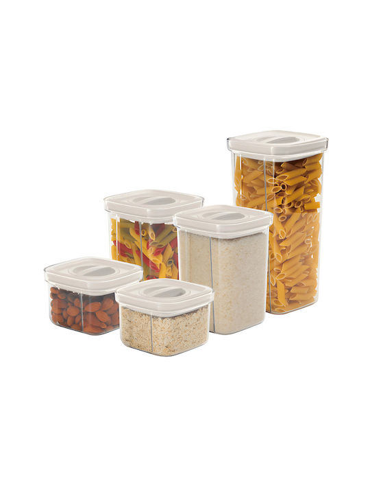 Berlinger Haus Set 5buc Borcane Uz General cu capac Sticlă Transparent 460ml