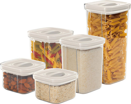 Berlinger Haus Set 5buc Borcane Uz General cu capac Sticlă Transparent 460ml Berlinger Haus Set 5buc Borcane Uz General cu capac Sticlă Transparent 460ml