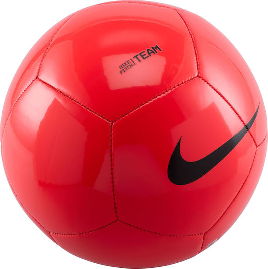 Nike Pitch Team Футболна топка Червена