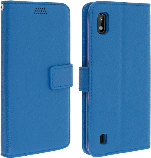 Флип калъф портфейл тънък калъф Xiaomi Mi 8 Lite силиконов калъф – Син