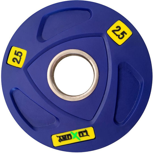 Luxury Fitness Δίσκος Ολυμπιακού Τύπου Μεταλλικός 1 x 2.5kg Φ50mm με Λαβές