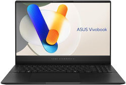 Asus Asus Vivobook S 15 OLED M5506UA-MA040W 15.6" 120Hz (Ryzen 9-8945HS/32GB/1TB SSD/W11 Acasă) (Tastatură Engleză Internațională)