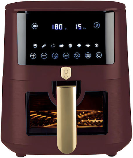 Berlinger Haus Friteuză cu aer 8lt Burgundy BH-9606