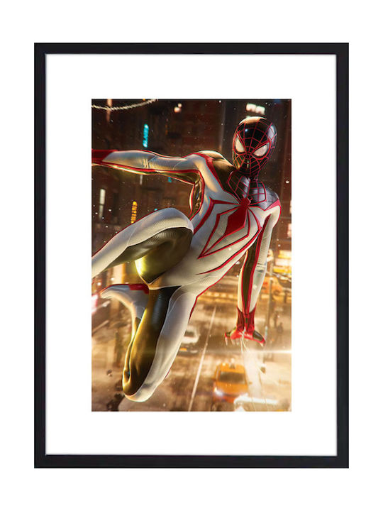 Walls Kids Framed Wall Painting White -suit Spiderman 15x20cm