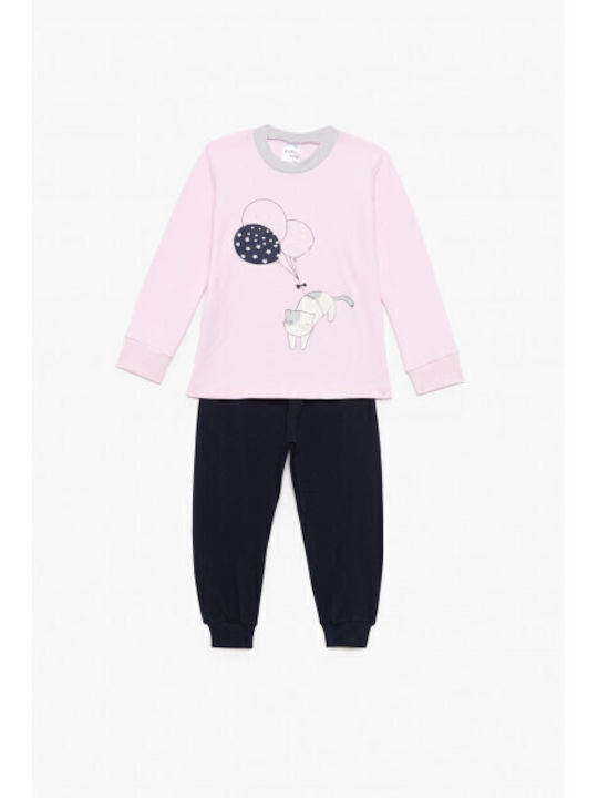 Pretty Baby Kinder Schlafanzug Winterlich Pink