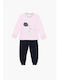 Pretty Baby Kinder Schlafanzug Winterlich Pink