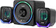 LinQ KB606 Ασύρματα Ηχεία Υπολογιστή με Bluetooth σε Μαύρο Χρώμα