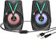 LinQ S8508 2.0 Wireless Speakers with RGB Black