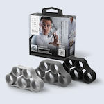 TRNR Finger - Hand Trainers 3pcs Gray 4 Resistance Levels