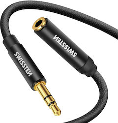 Swissten 3.5mm male-3.5mm female 1.5m 73501102 Swissten 3.5mm male-3.5mm female 1.5m 73501102