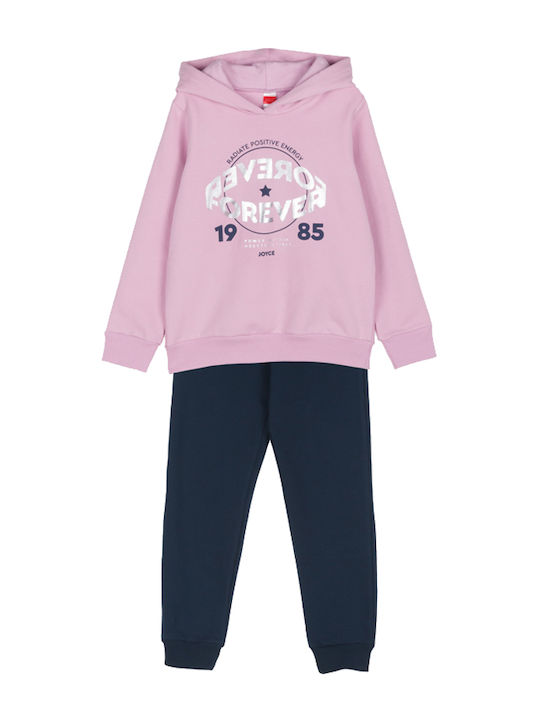 Joyce Kids Sweatpants Set Pink