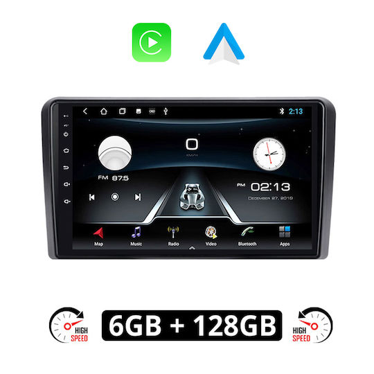 Ηχοσύστημα Αυτοκινήτου για Citroen Jumpy 2006 2016 (Bluetooth/USB/AUX/WiFi/GPS/Apple-Carplay/Android-Auto) με Οθόνη Αφής 9"