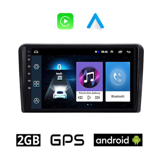 Car Audio System for Citroen Jumpy 2006 2016 (Bluetooth/USB/AUX/WiFi/GPS/Apple-Carplay/Android-Auto) with Touch Screen 9"