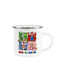 Koupakoupa Back To The School Mario & Friends Becher Metallisch Weiß 360ml