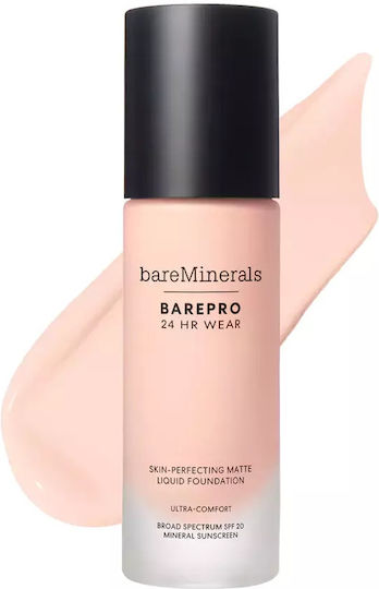 bareMinerals Barepro 24hr Wear Лилаво/бяло SPF20 Fair 15 Cool 30мл