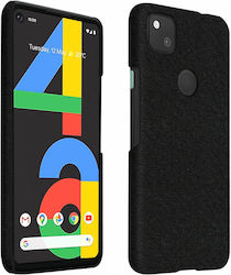 Калъф Google Pixel 4a Твърд Ригиден Текстилен Завършек Против проследяване Пере се Черен Калъф Google Pixel 4a Твърд Ригиден Текстилен Завършек Против проследяване Пере се Черен