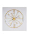 Wall Clock Metallic Yellow Ø60cm