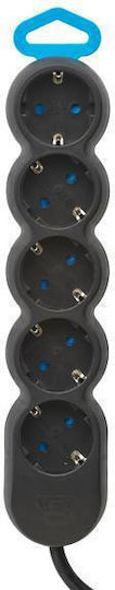Eurolamp Power Strip 5 Positions with Cable 1.5m
