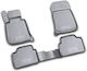 Novline Set Covorașe Față și Spate 4buc din Furtun pentru Renault Rapid Skoda Rapid Nissan Maxima 2002-2009 Negre