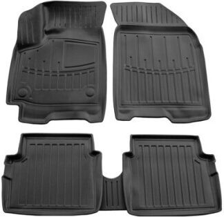 Umbrella Set Covorașe Față și Spate 4buc din Furtun pentru Chevrolet Aveo 2005-2011 Negre