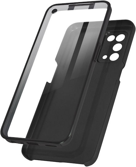 360° Калъф Oppo A54 5g A74 5g Гъвкав Преден & Твърд Заден – Черен