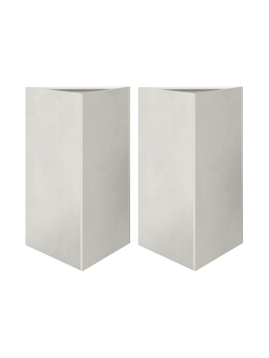vidaXL Set 2 Töpfe Metall