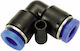 Automatic Connector Angle 10x10 Plastic Fitting