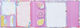 Σετ Σημειωματάριο Tesoro Flowers Sticky Notes Planner Λιλά