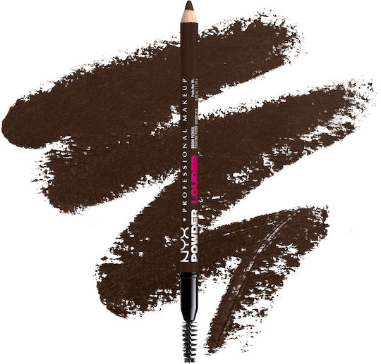 NYX Professional Makeup Louder Eyebrow Pencil 08 Deep Brown