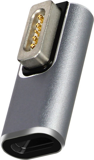 Macbook Magsafe 1 Adapter Usb-c Stromversorgung Kompakt Silber