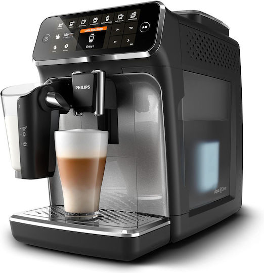 Philips Series 4300 Automatic Espresso Machine 1500W Pressure 15bar for Cappuccino with Grinder Black