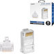 NOD Βύσμα RJ-45 male Διάφανο 141-0258