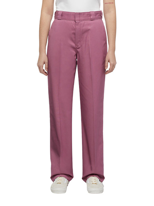 Women's Fabric Trousers Mellow Mauve