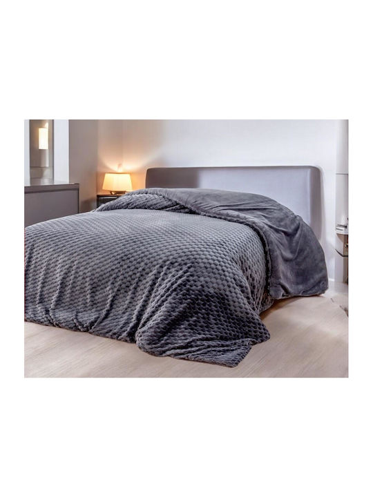 Linea Home Husă de pătură Super Dublu 220x240cm GRI