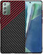 Techsuit Carbon Back Cover Σιλικόνης Κόκκινο (G...