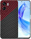 Techsuit Carbon Back Cover Silicon Roșu (Honor ...