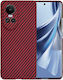 Techsuit Carbon Back Cover Σιλικόνης Κόκκινο (O...