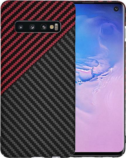 Techsuit Back Cover Red (Galaxy S10)